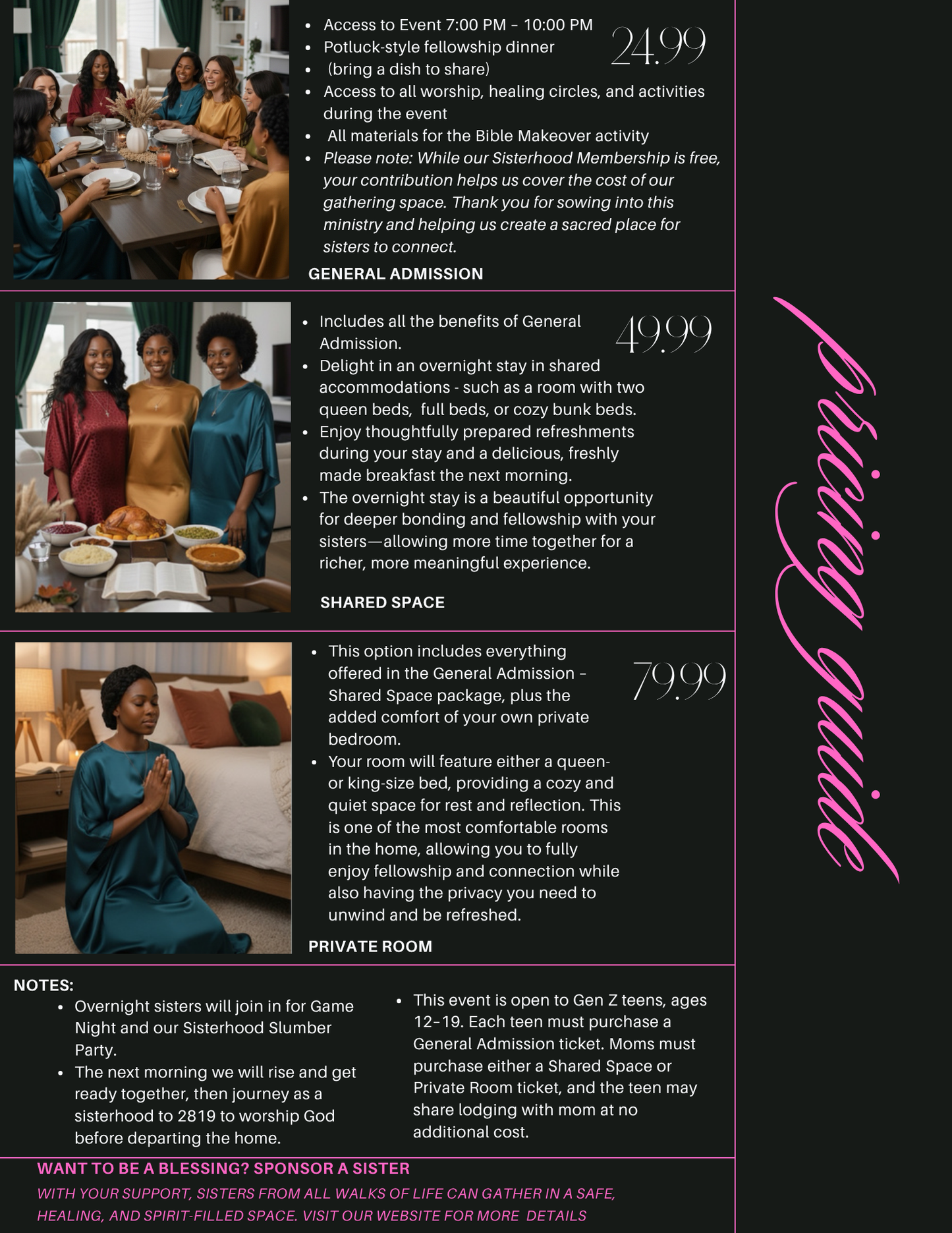 MUUMUU's, No Makeup & Ministry Friendsgiving Celebration