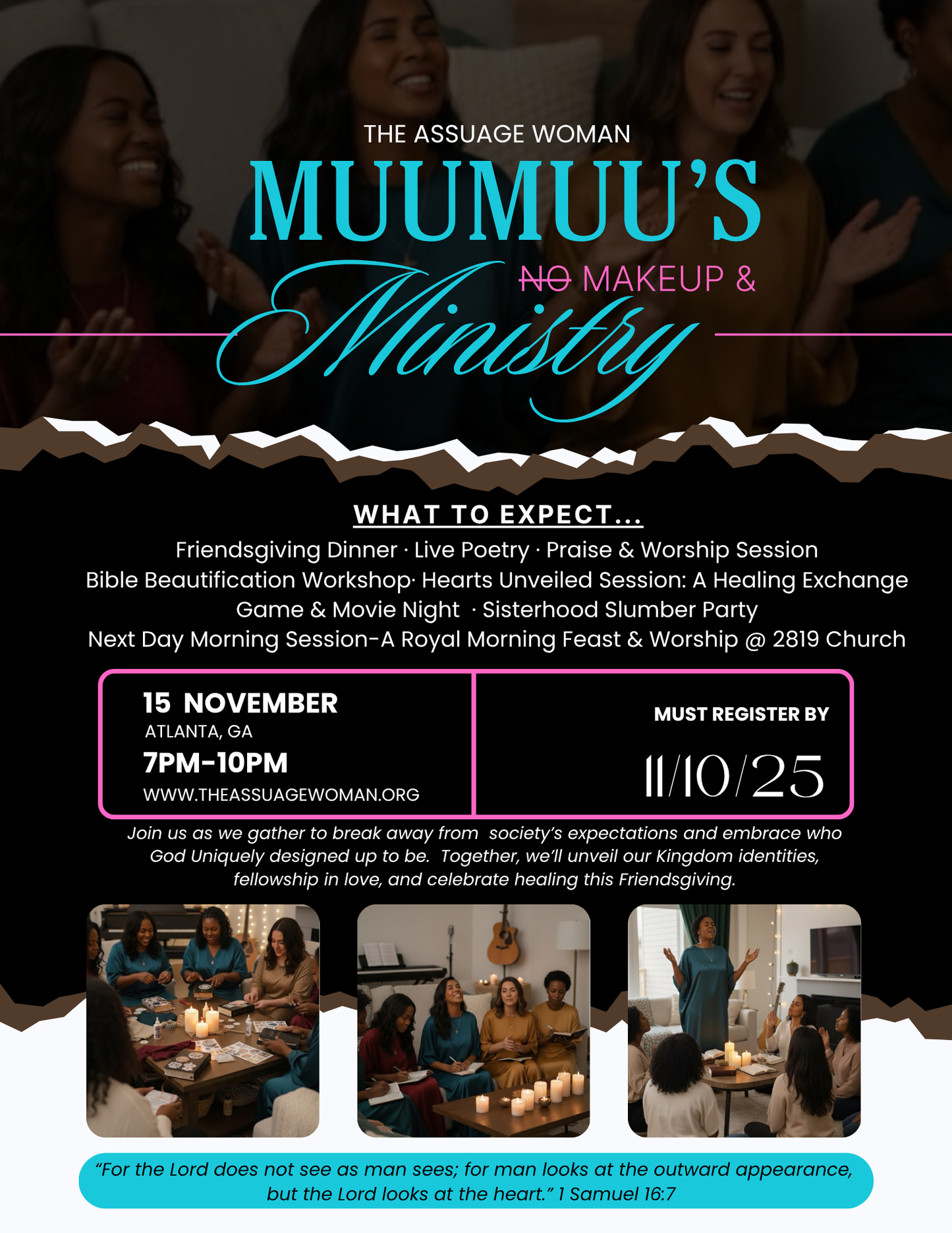 MUUMUU's, No Makeup & Ministry Friendsgiving Celebration